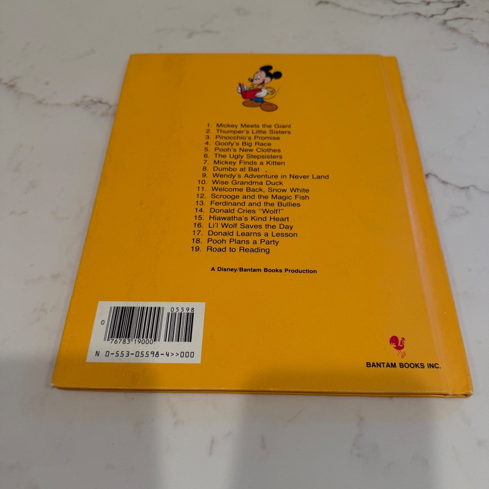 Walt Disney Fun-ToRead Library Vol 19 Road to Reading Parents Guide 1986 Vintage - Picture 4 of 6